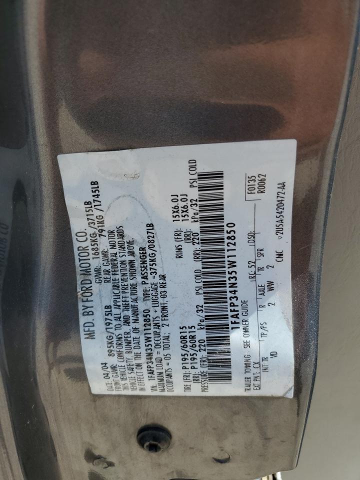 2005 FORD FOCUS ZX4 photo 34