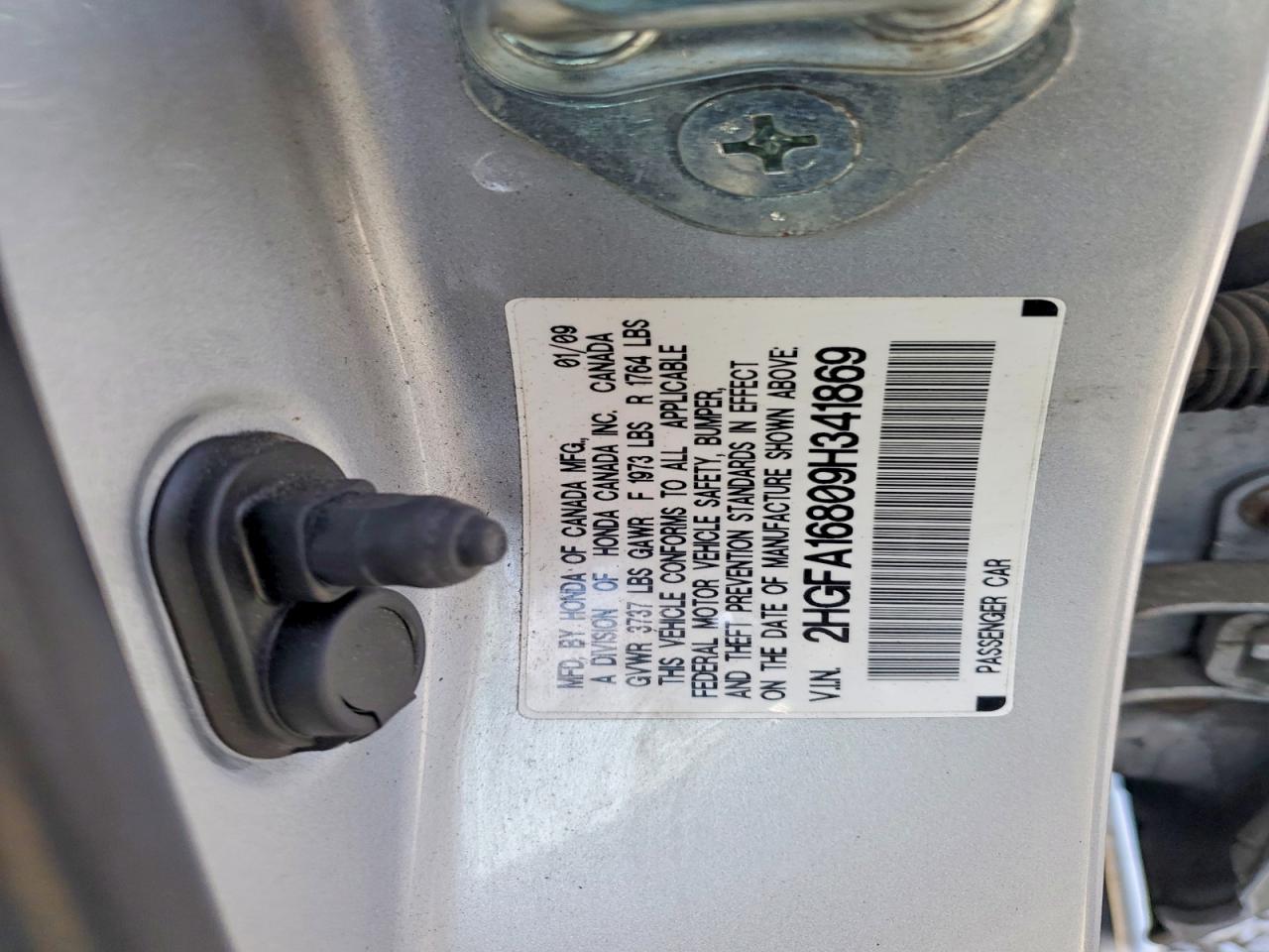 2009 HONDA CIVIC EX photo 23