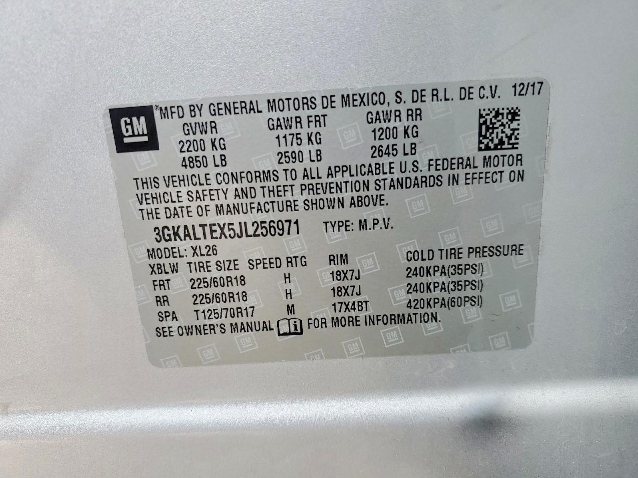 2018 GMC TERRAIN SLE photo 25