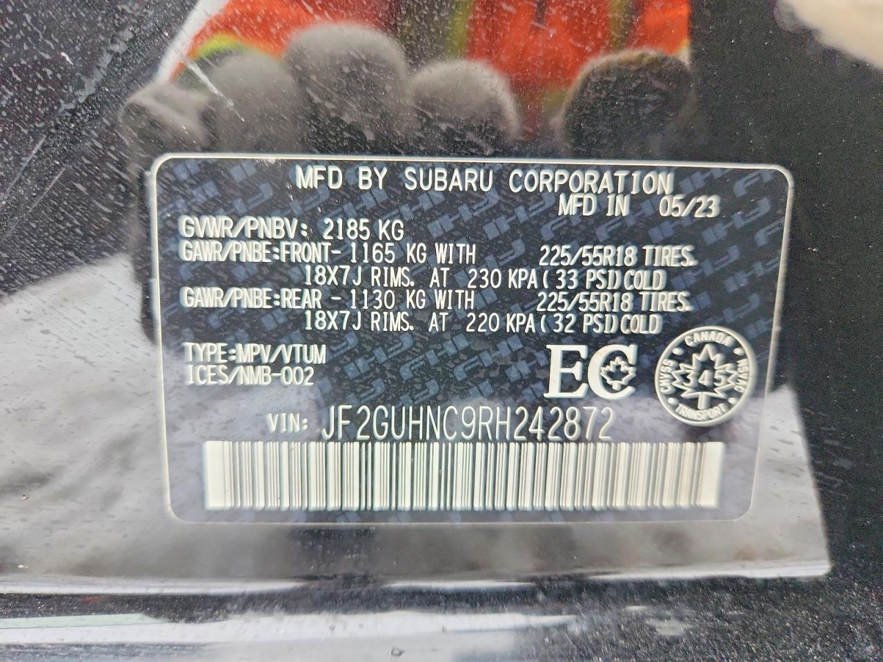 2024 SUBARU CROSSTREK LIMITED photo 23