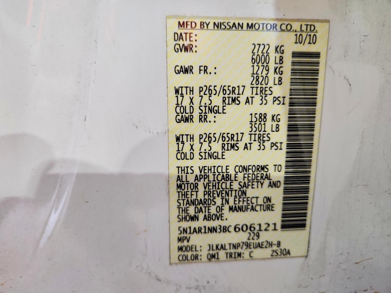 2011 NISSAN PATHFINDER S photo 25