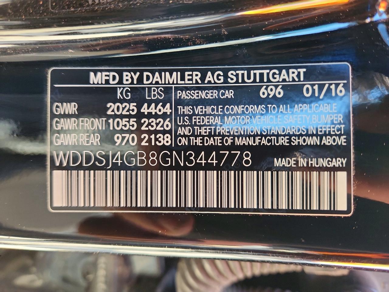 2016 MERCEDES-BENZ CLA 250 4MATIC photo 12