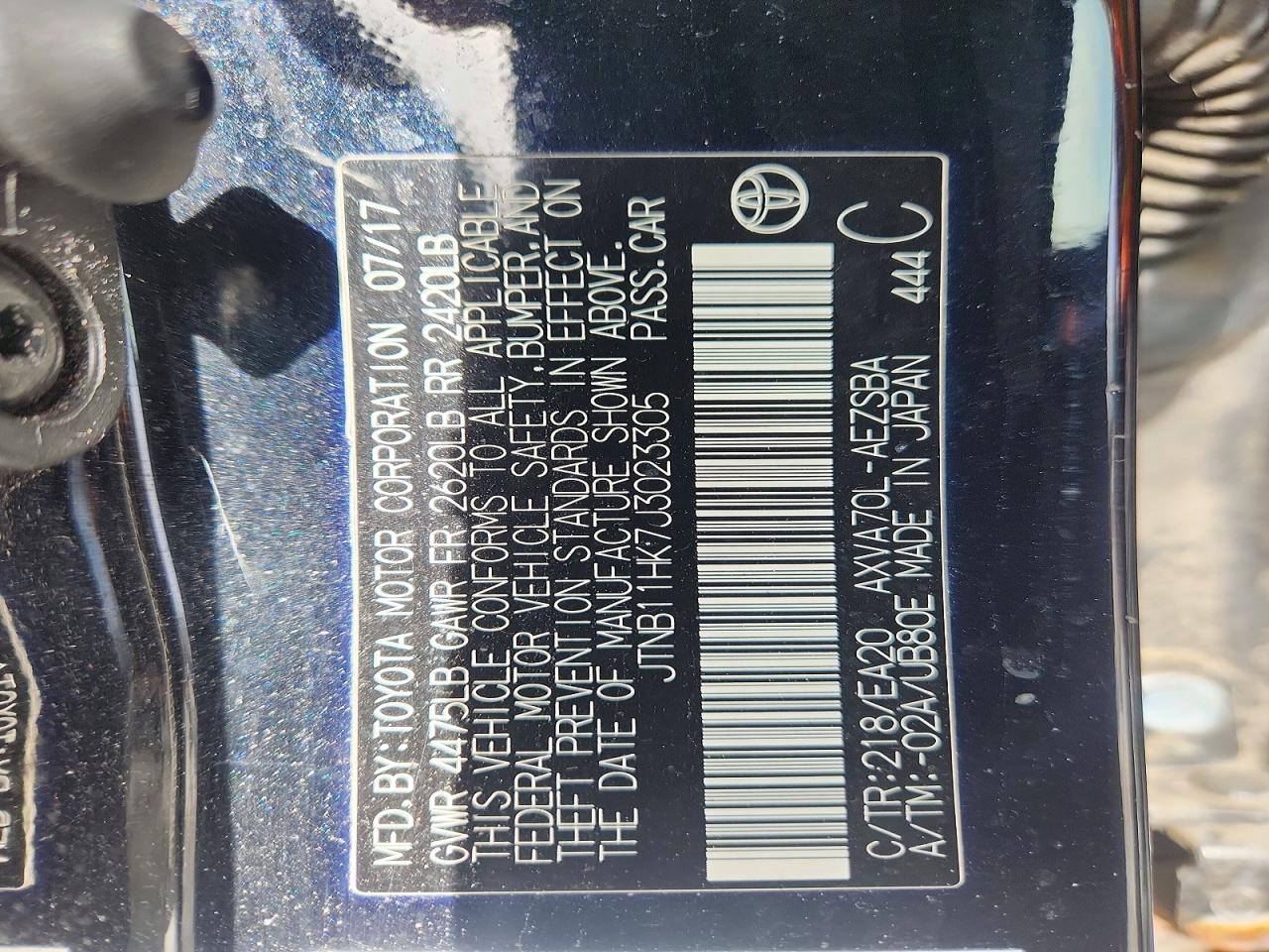 2018 TOYOTA CAMRY SE photo 12