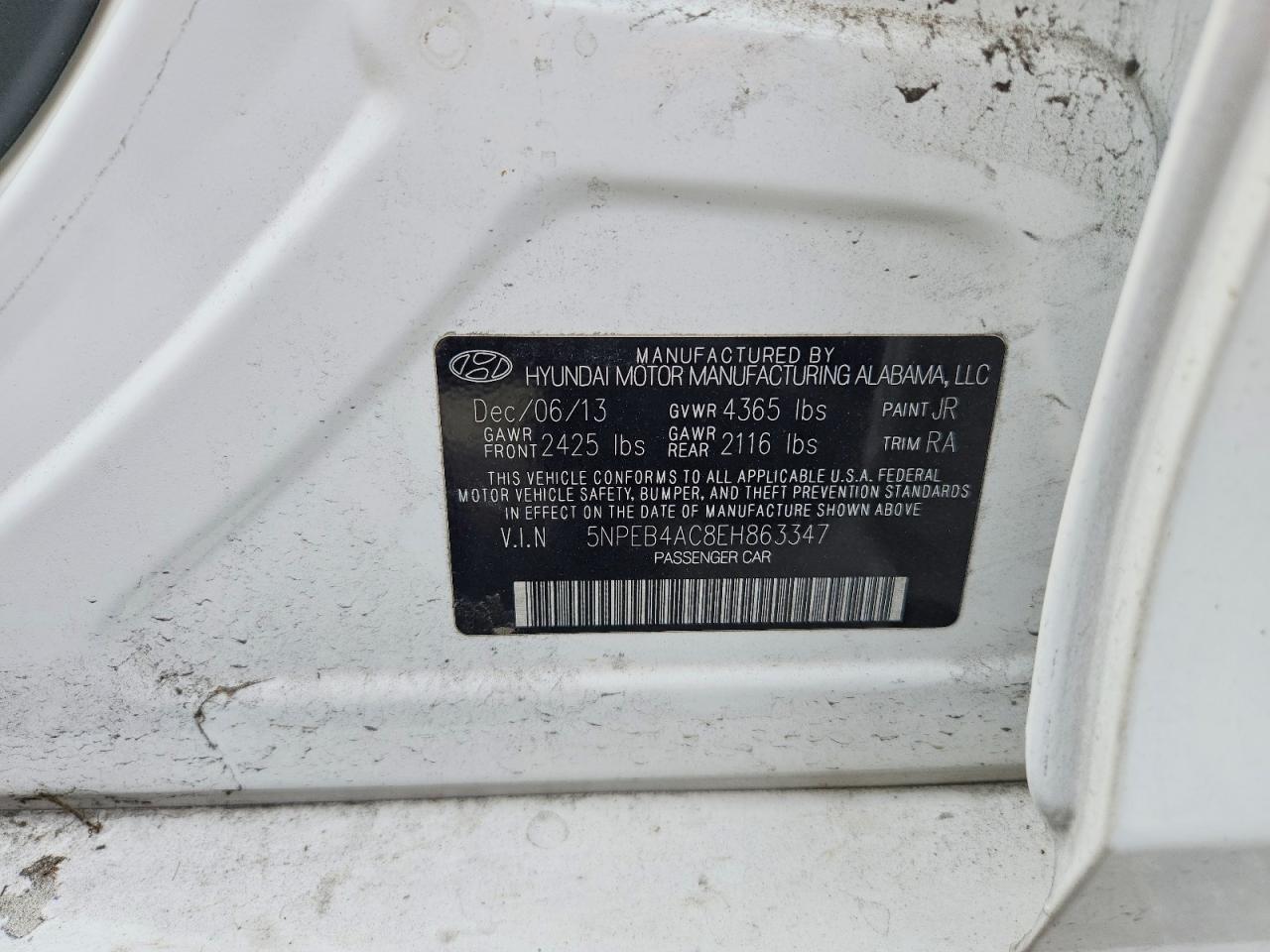 2014 HYUNDAI SONATA photo 34