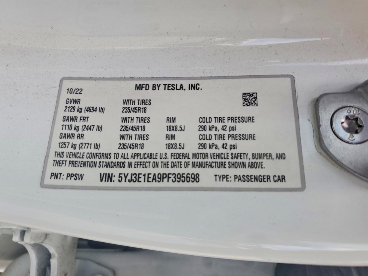 2023 TESLA MODEL 3 photo 23