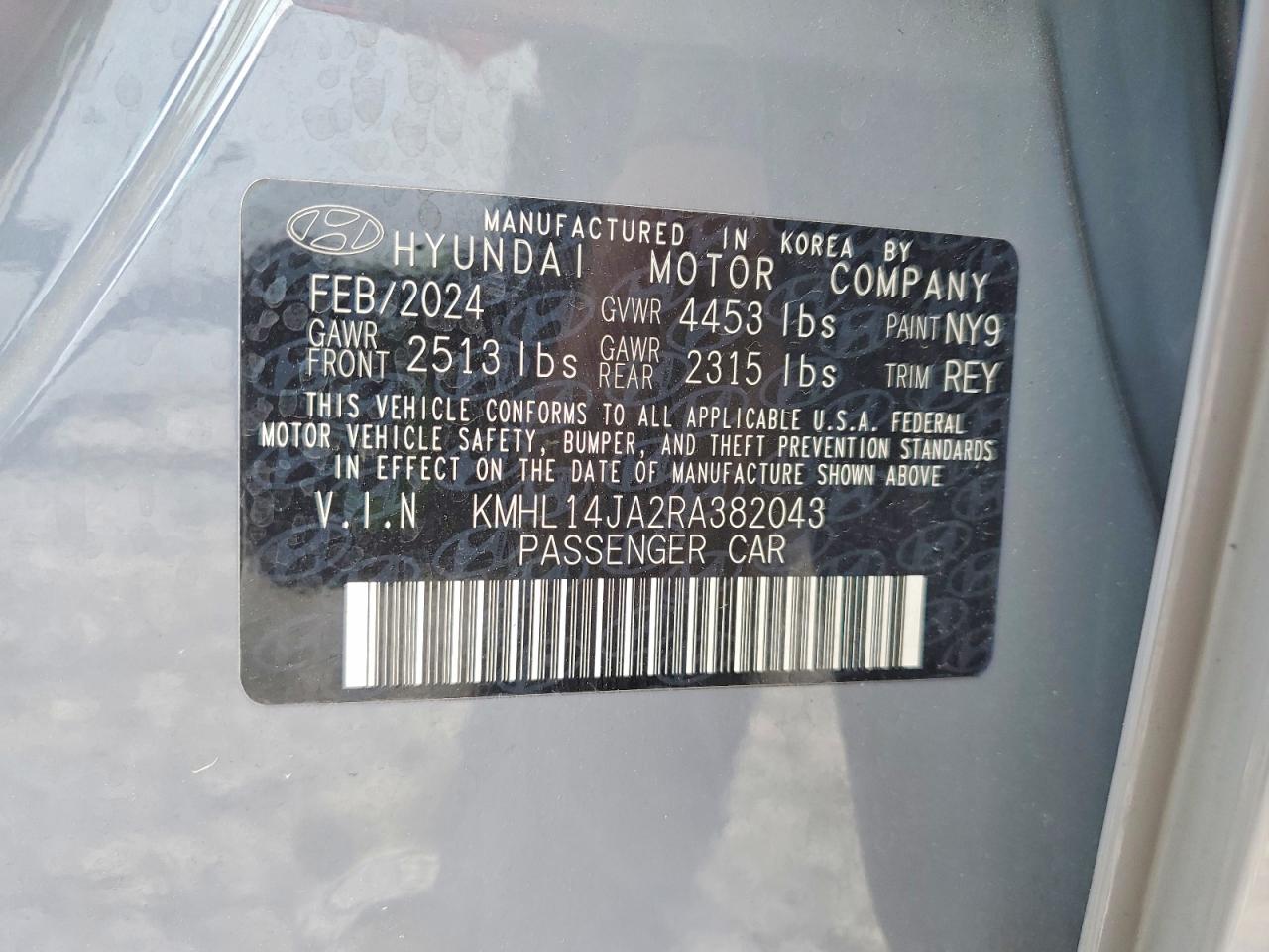 2024 HYUNDAI SONATA SEL photo 25