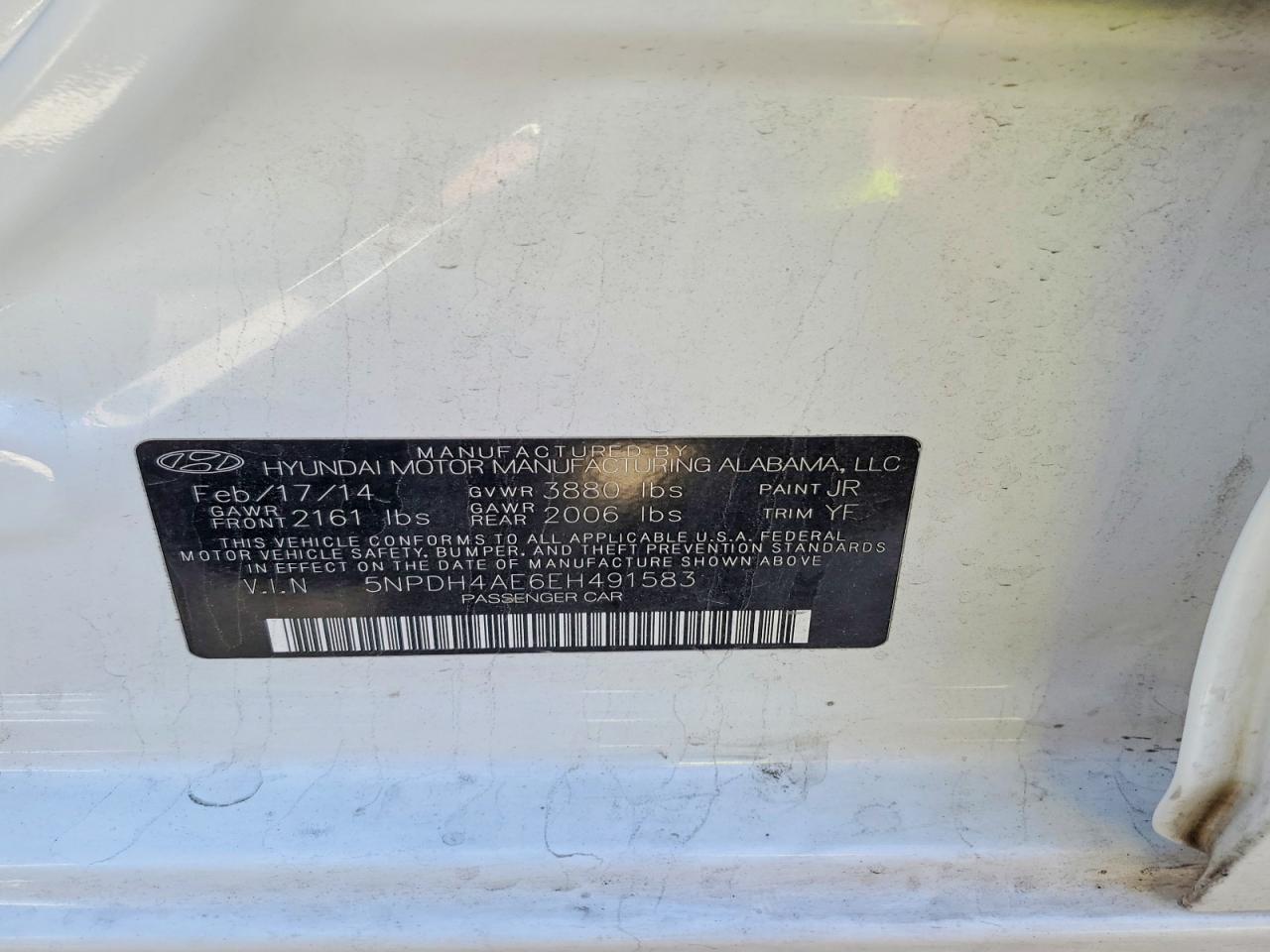 2014 HYUNDAI ELANTRA LIMITED photo 34