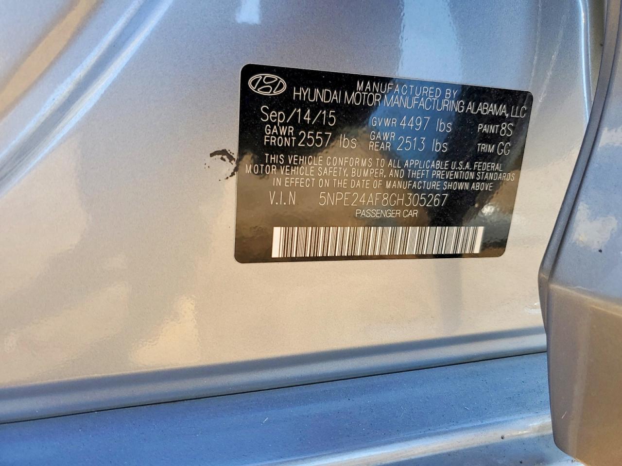 2016 HYUNDAI SONATA SE photo 34