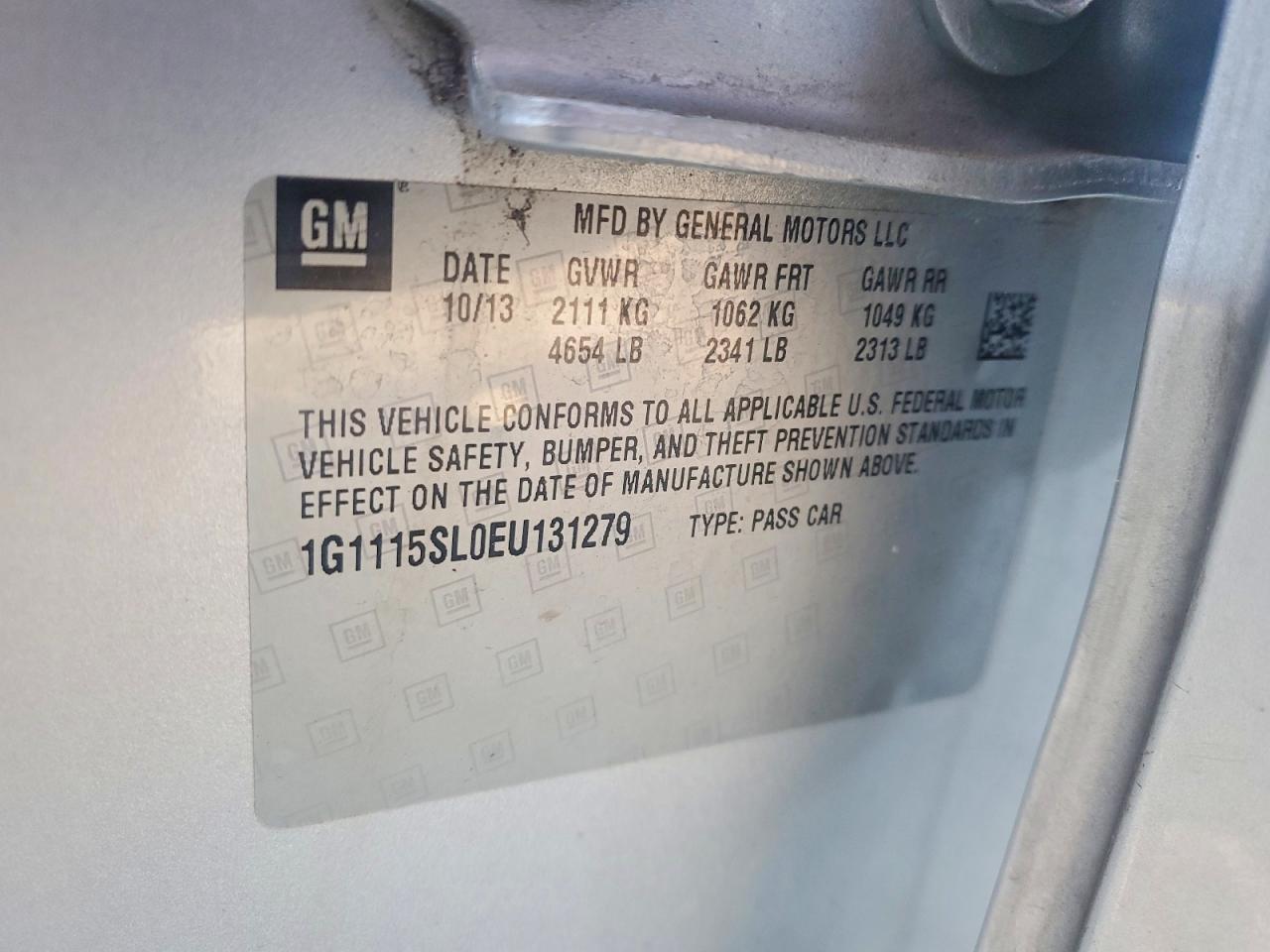 2014 CHEVROLET IMPALA LT photo 34