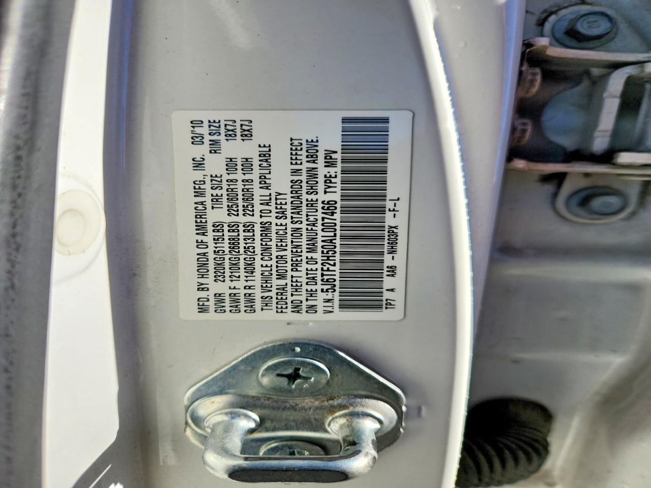 2010 HONDA ACCORD CROSSTOUR EXL photo 24