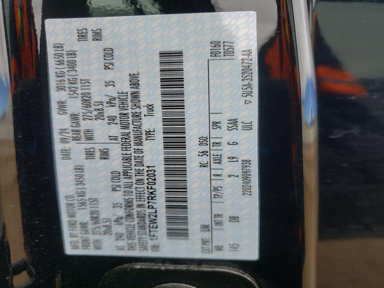 2024 FORD F150 STX photo 37