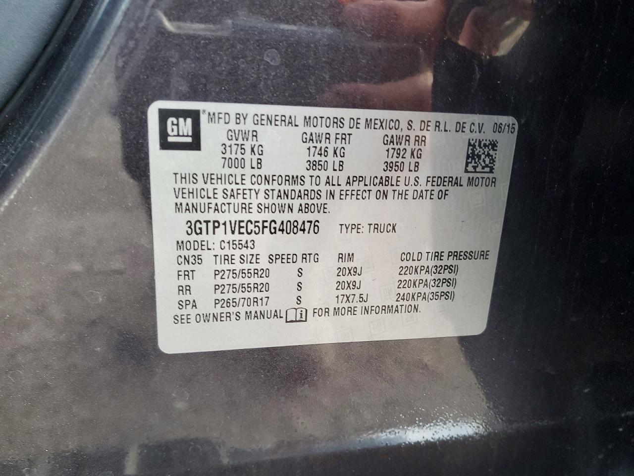 2015 GMC SIERRA C1500 SLT photo 25