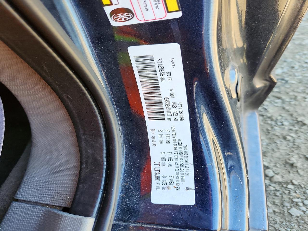 2008 CHRYSLER SEBRING LIMITED photo 12