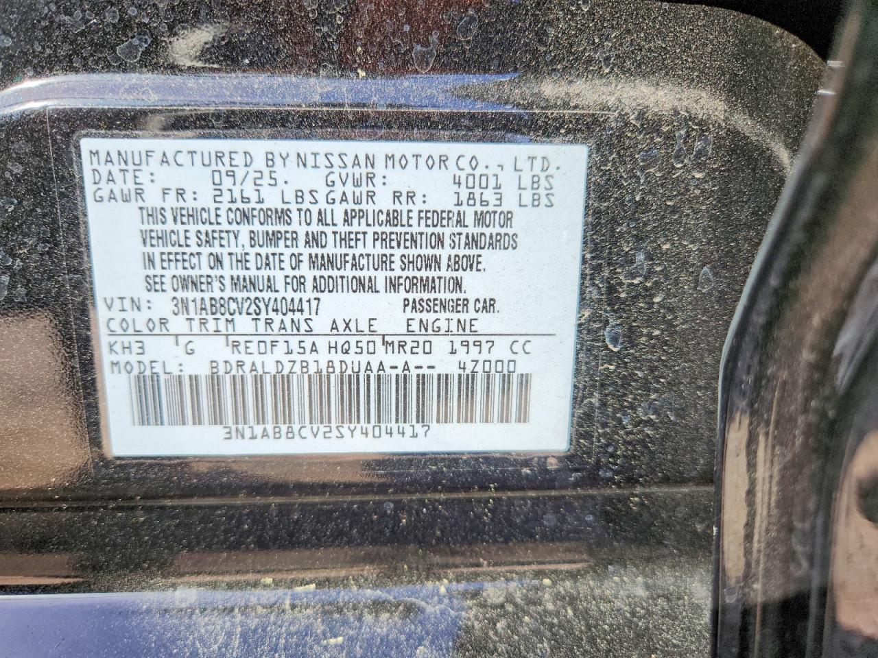 2025 NISSAN SENTRA SV photo 37