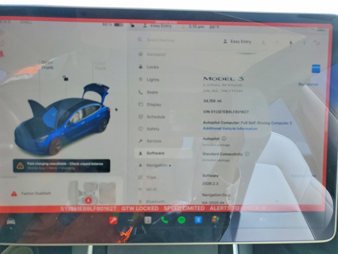 2020 TESLA MODEL 3 photo 9