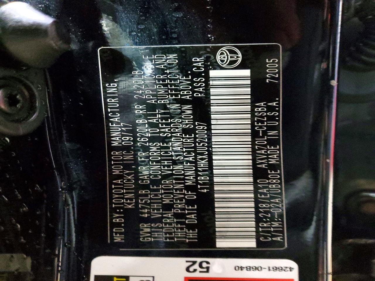 2018 TOYOTA CAMRY SE photo 34