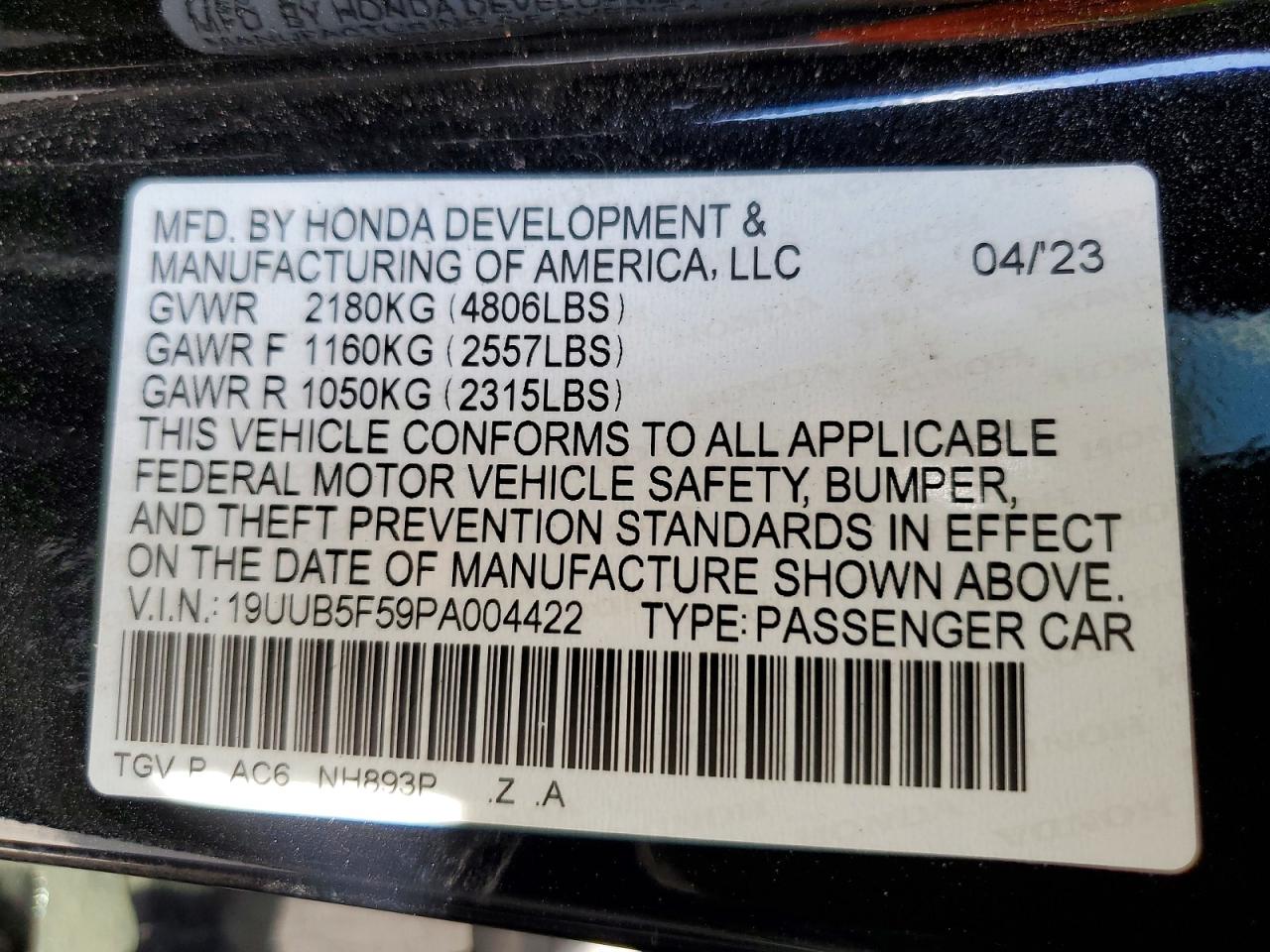 2023 ACURA TLX TECH A photo 37