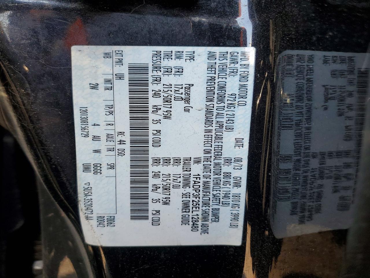 2014 FORD FOCUS SE photo 23