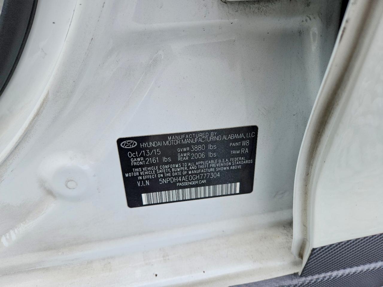 2016 HYUNDAI ELANTRA SE photo 12