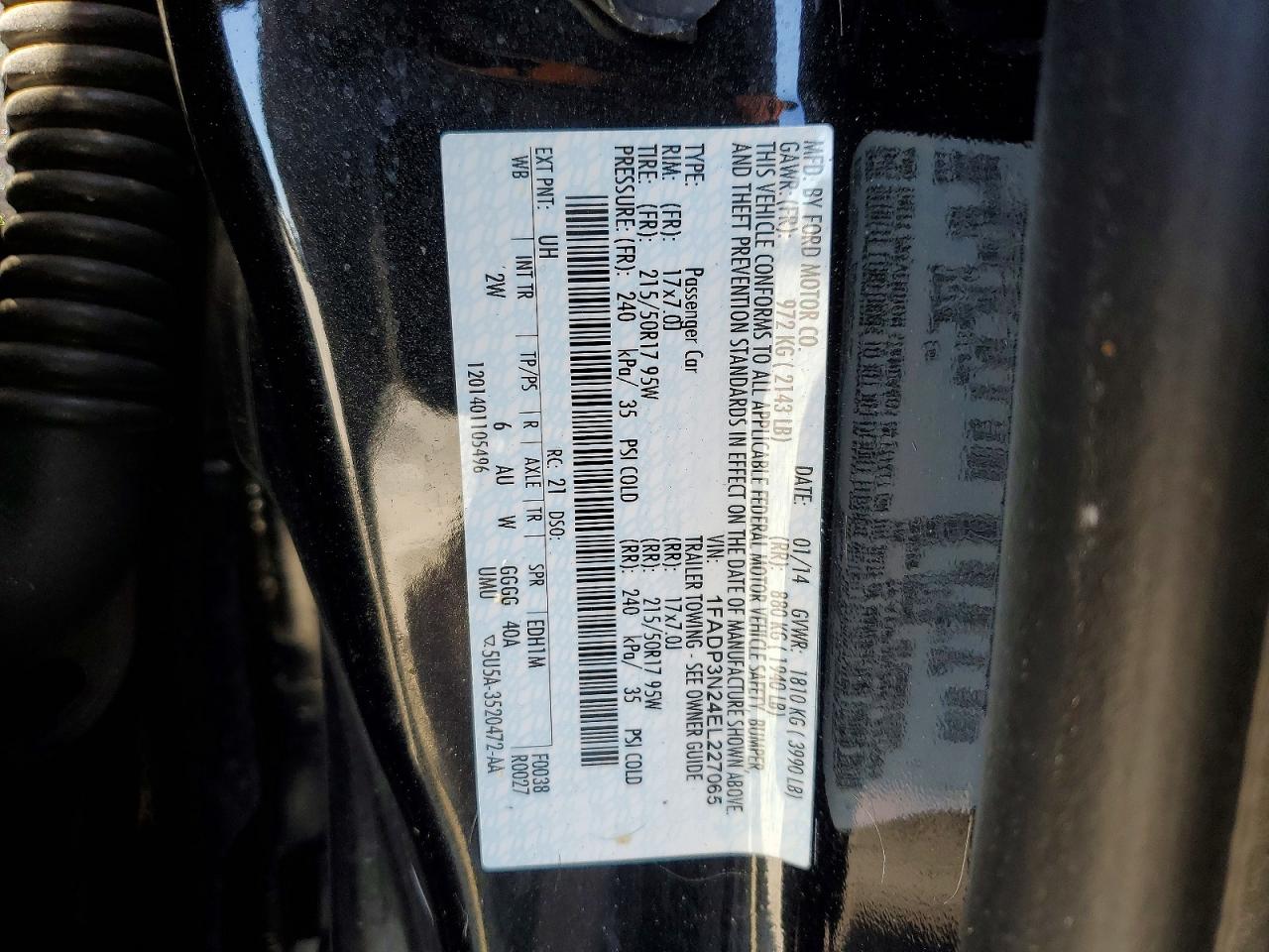 2014 FORD FOCUS TITANIUM photo 12