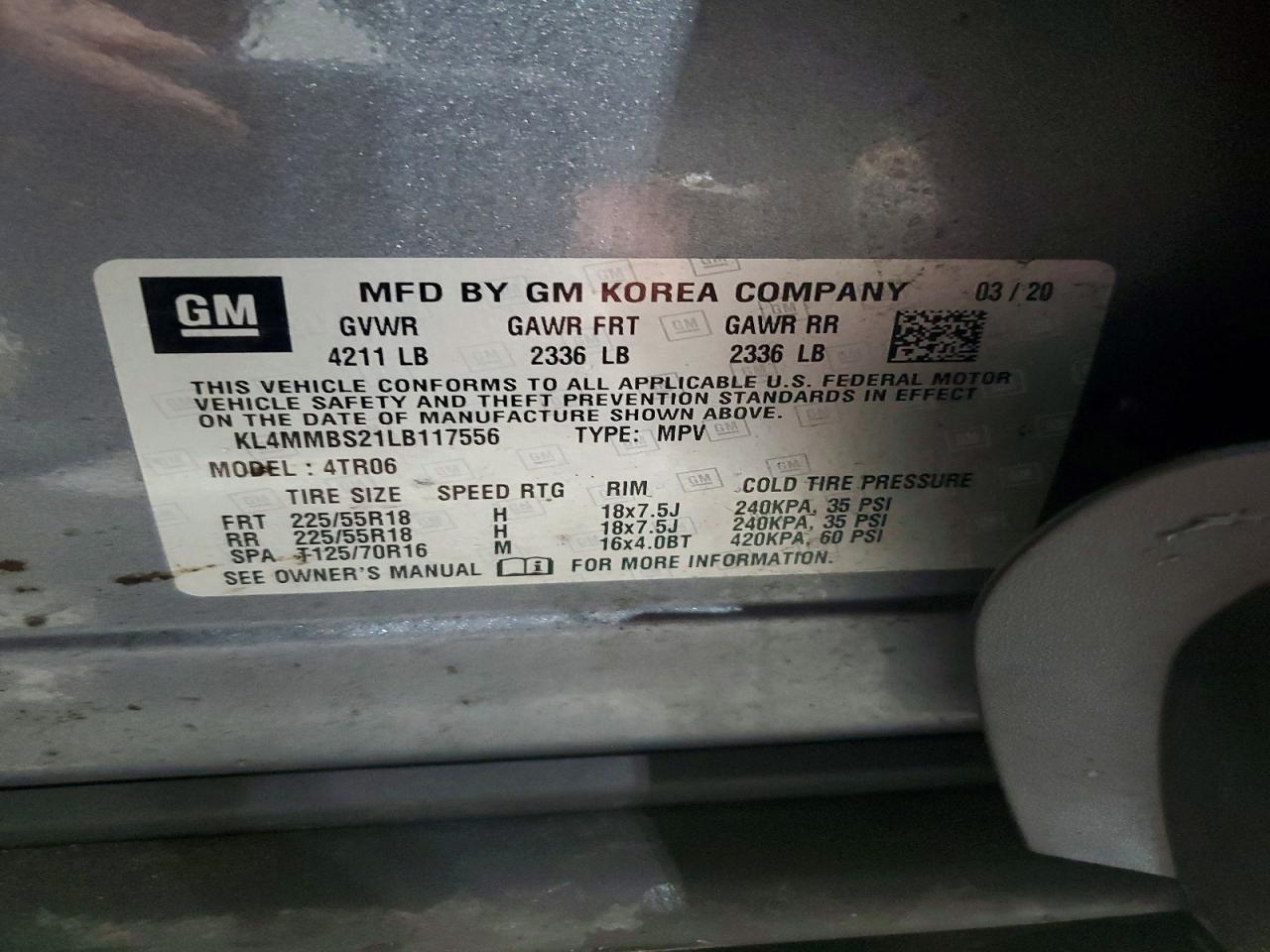 2020 BUICK ENCORE GX PREFERRED photo 13