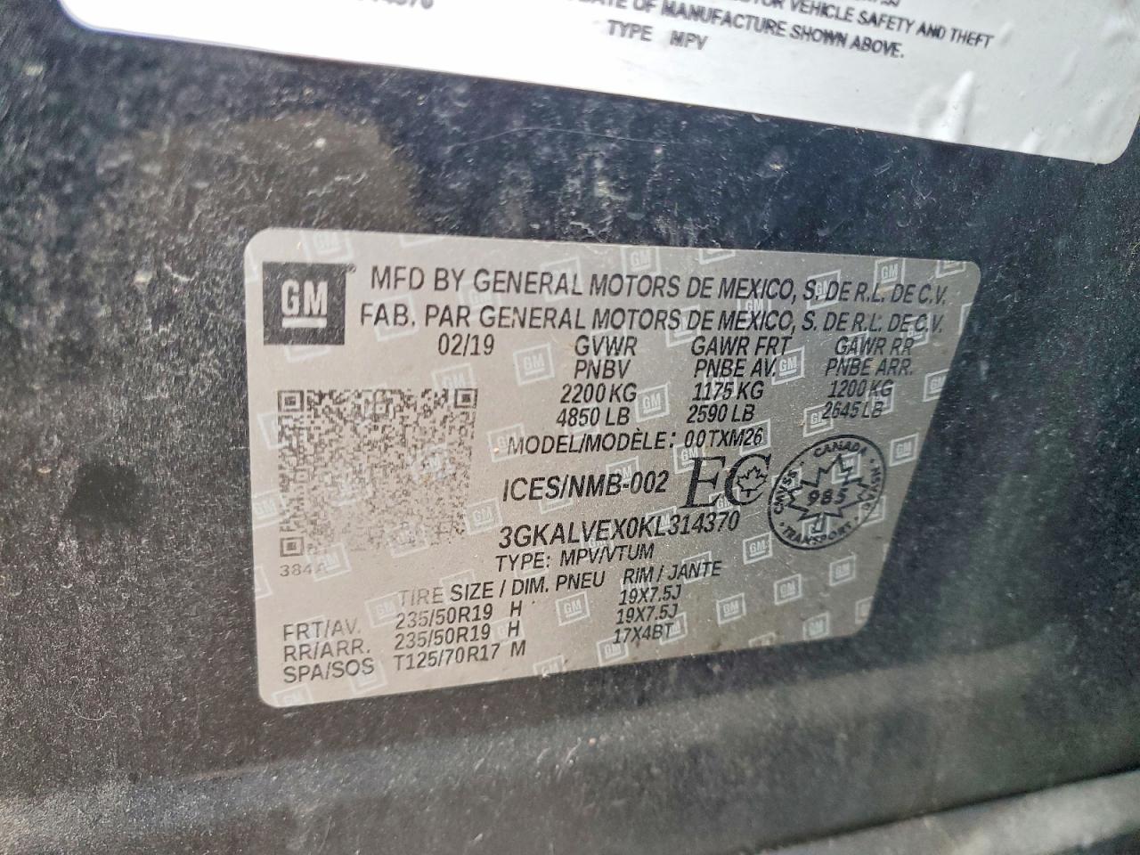2019 GMC TERRAIN SLT photo 13