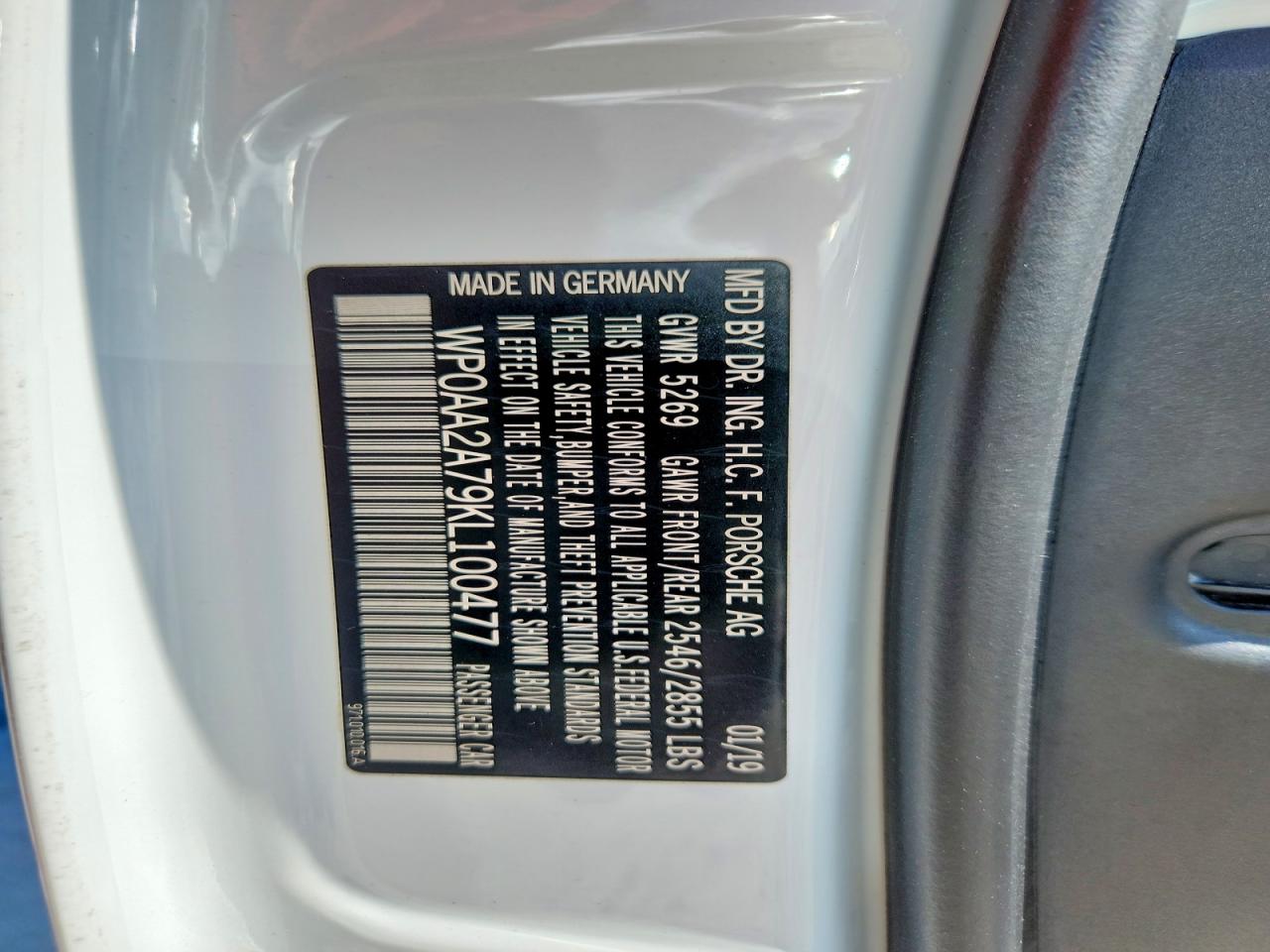 2019 PORSCHE PANAMERA BASE photo 25