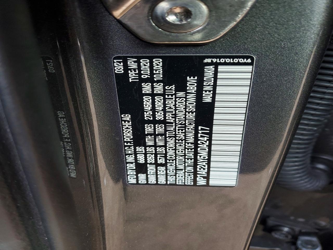2021 PORSCHE CAYENNE E-HYBRID photo 13