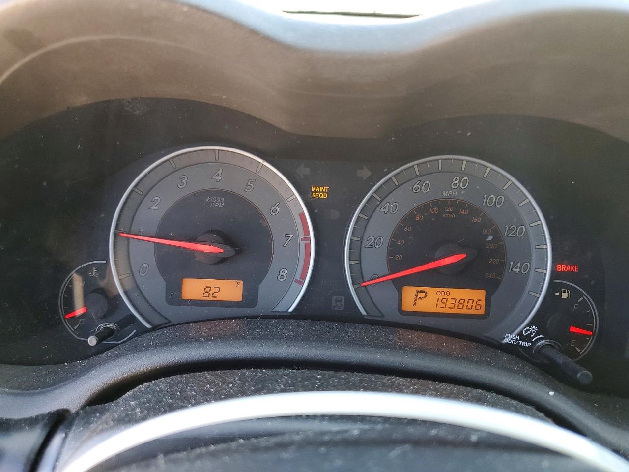 2010 TOYOTA COROLLA S photo 9