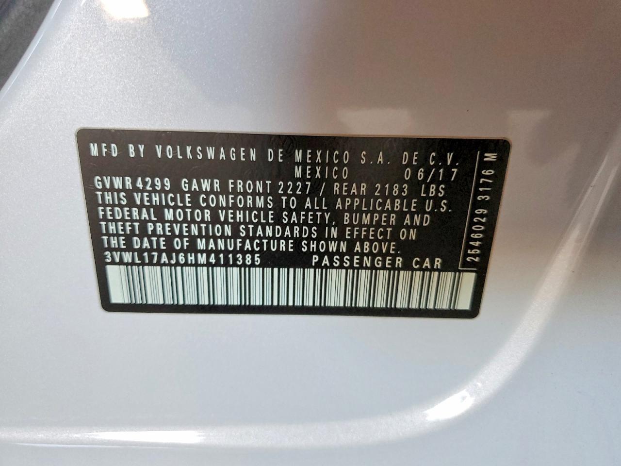 2017 VOLKSWAGEN JETTA SEL photo 12
