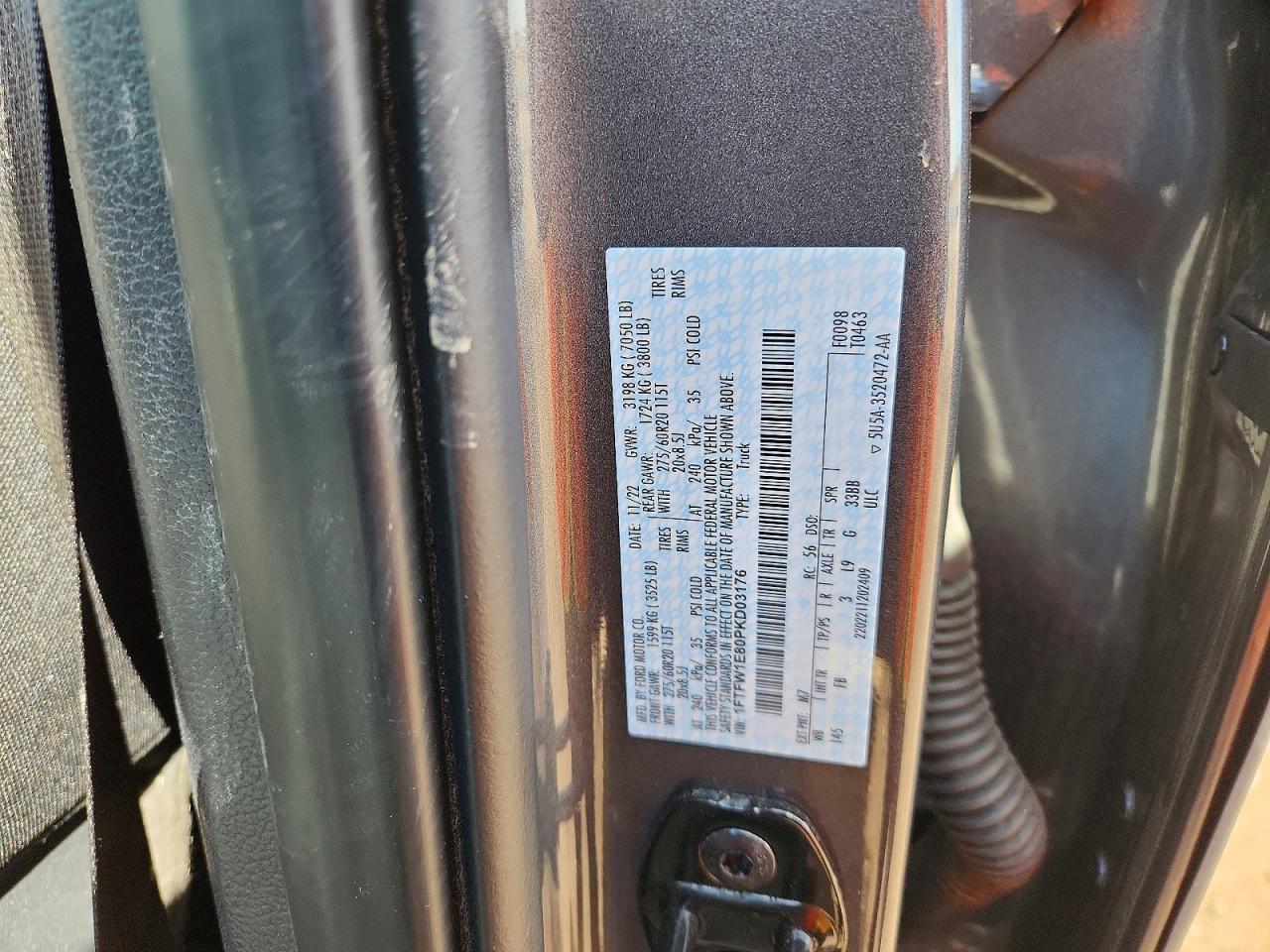 2023 FORD F150 SUPERCREW photo 12