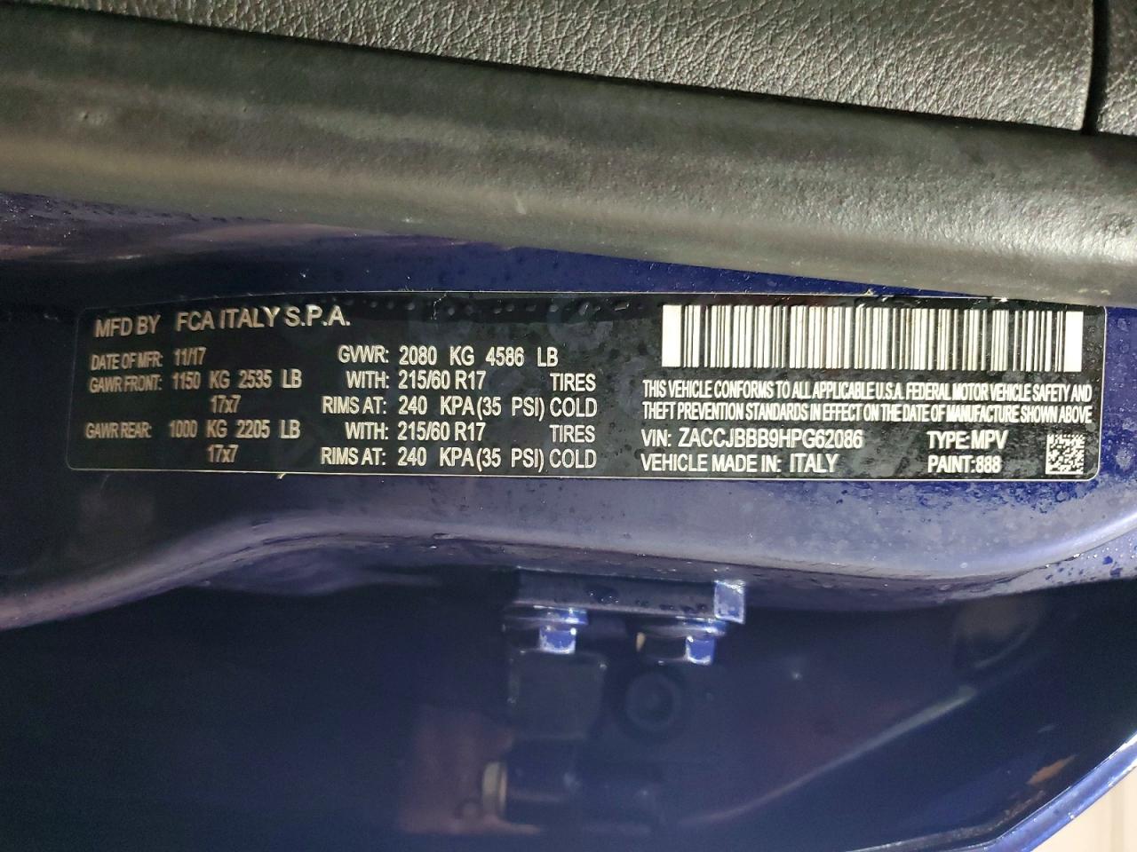 2017 JEEP RENEGADE LATITUDE photo 27
