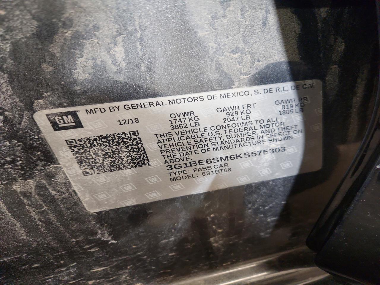 2019 CHEVROLET CRUZE LT photo 23