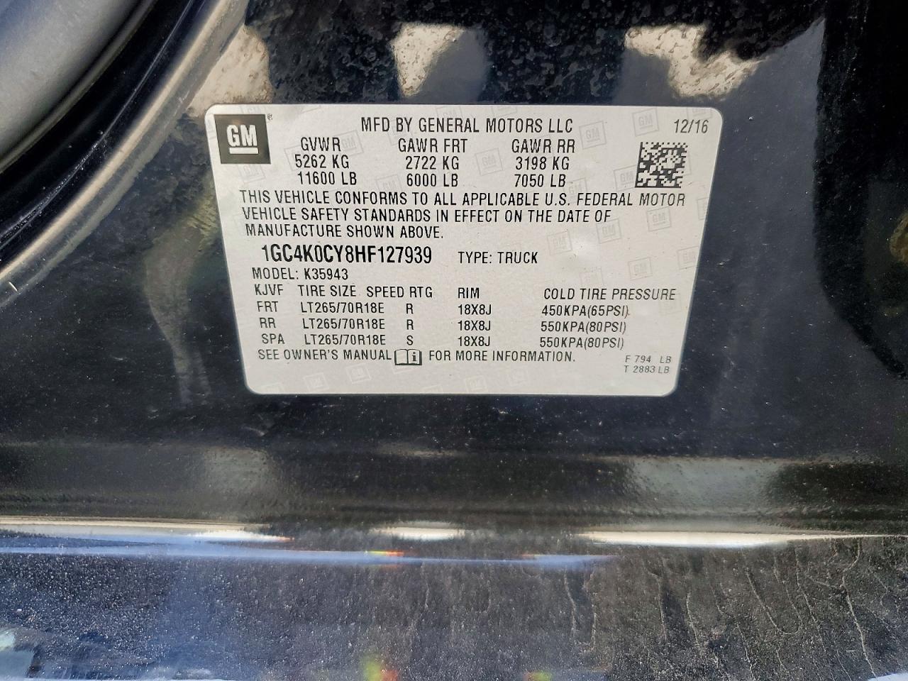 2017 CHEVROLET SILVERADO K3500 LTZ photo 23