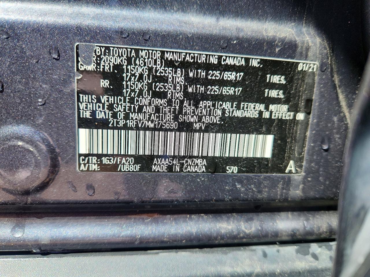 2021 TOYOTA RAV4 XLE photo 27