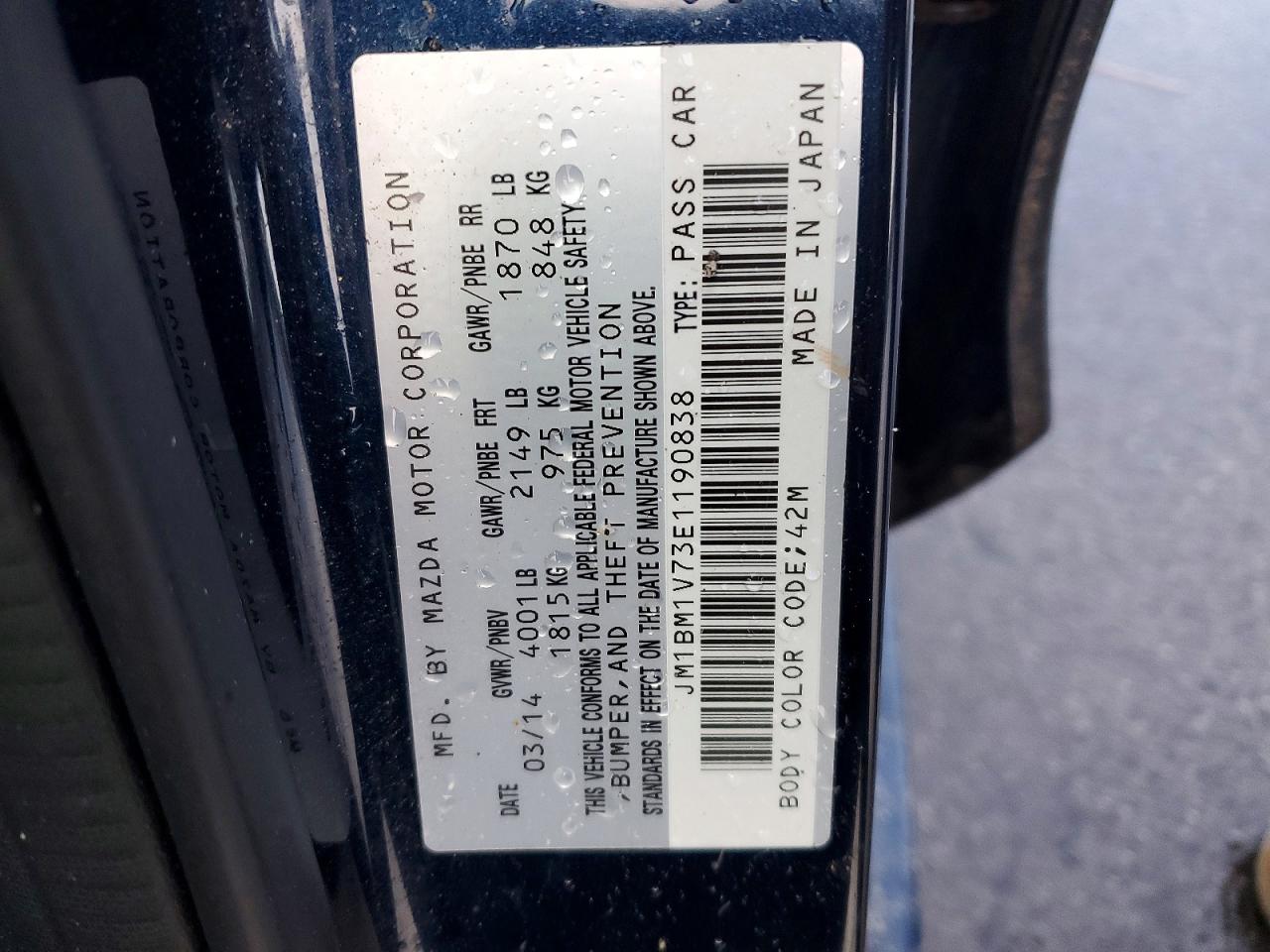 2014 MAZDA 3 TOURING photo 34