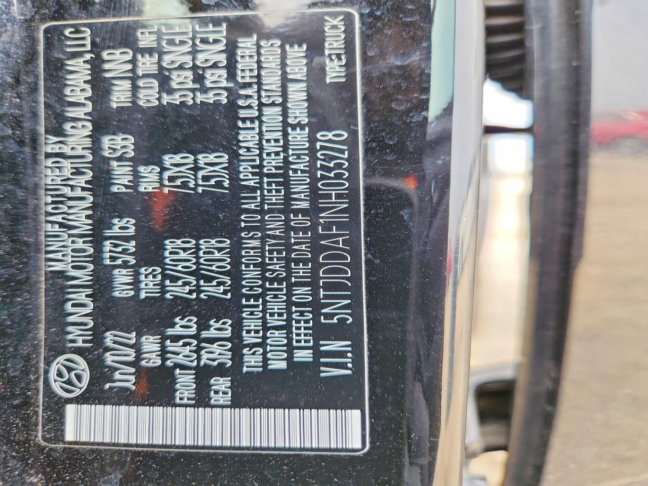 2022 HYUNDAI SANTA CRUZ SEL PREMIUM photo 37