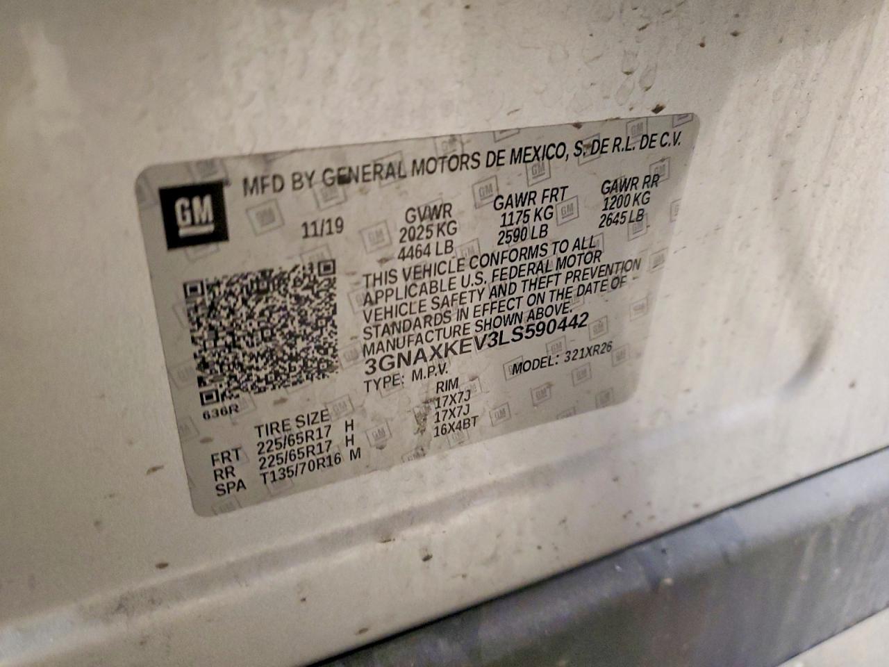 2020 CHEVROLET EQUINOX LT photo 27
