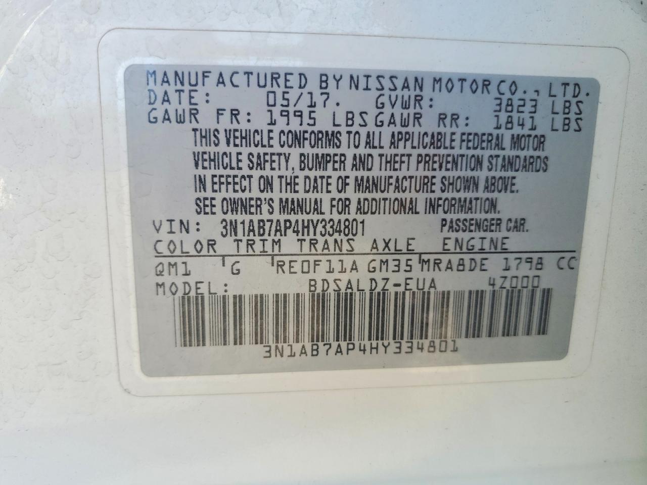 2017 NISSAN SENTRA SV photo 13