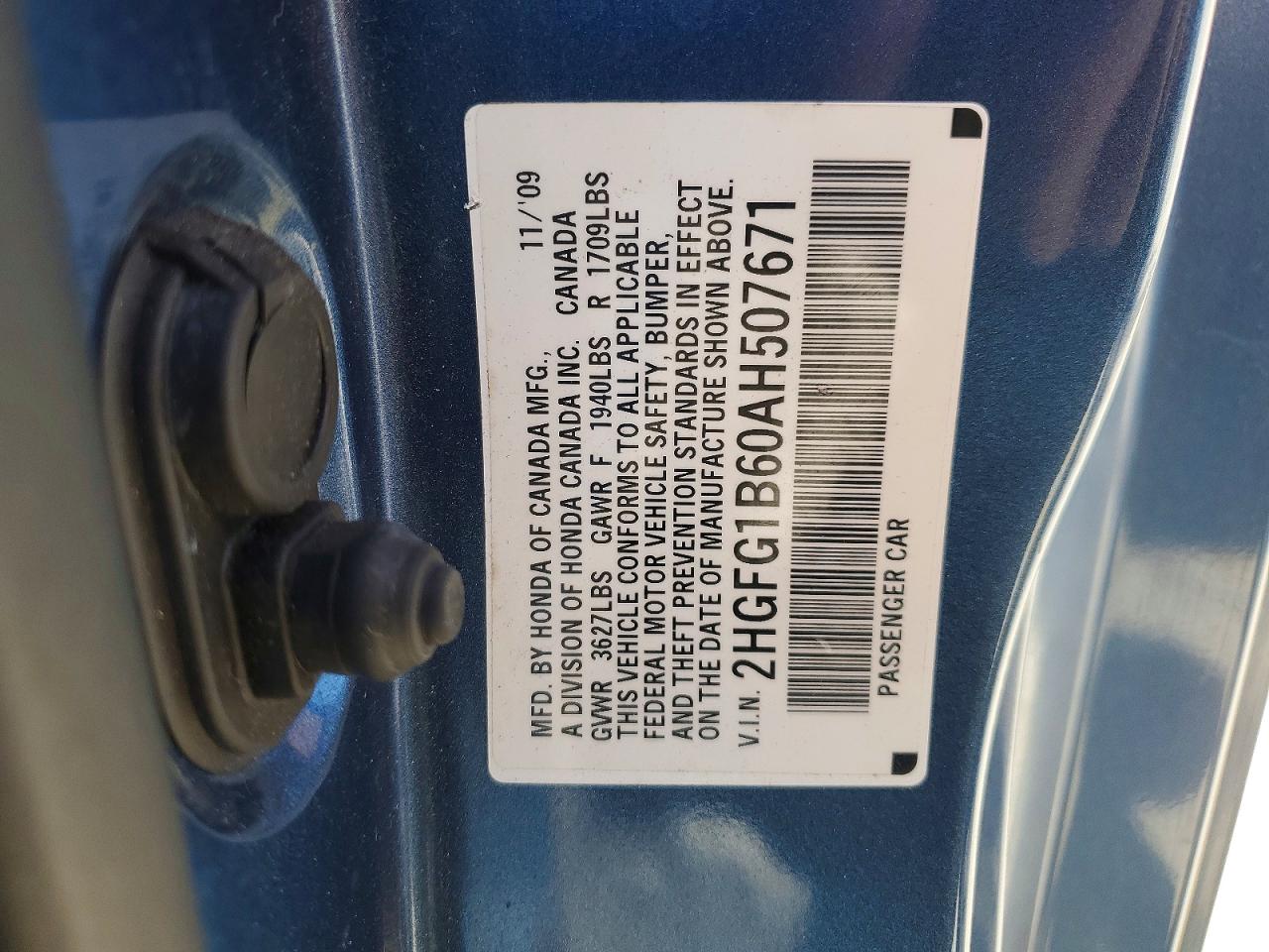 2010 HONDA CIVIC LX photo 25