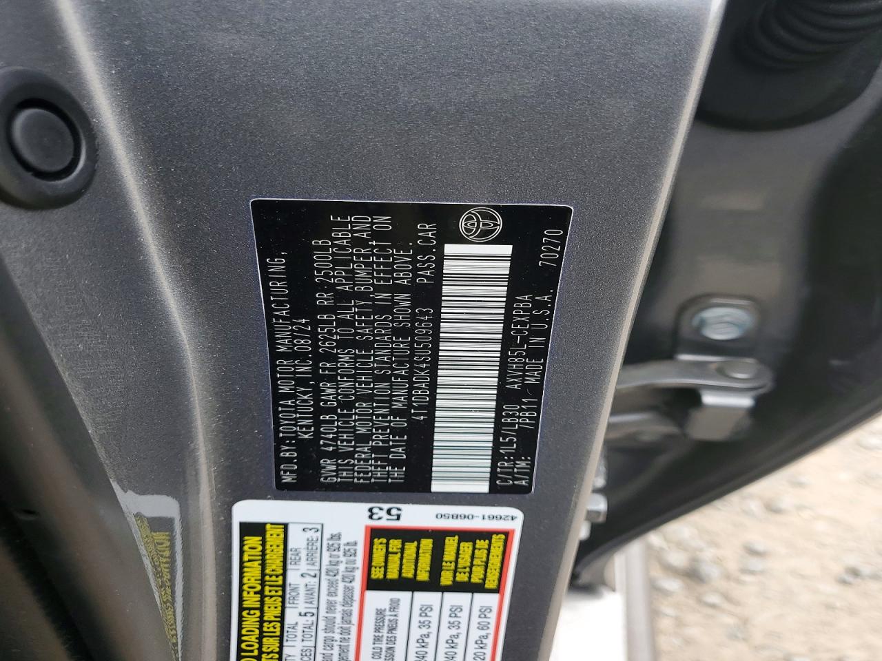 2025 TOYOTA CAMRY XSE photo 23