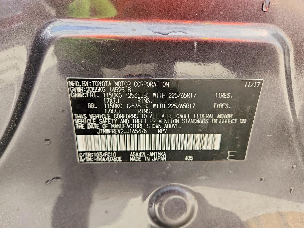 2018 TOYOTA RAV4 XLE photo 37
