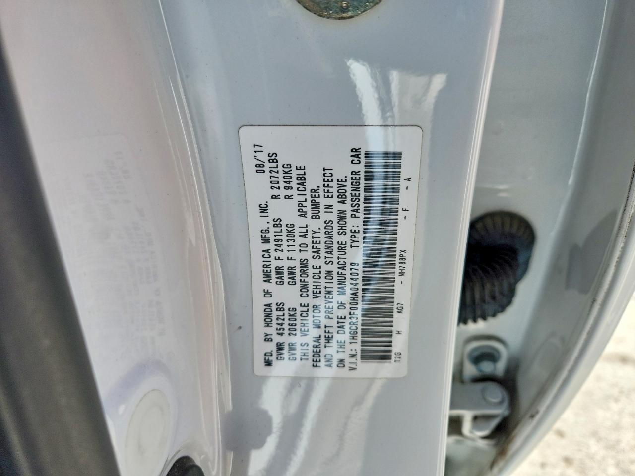 2017 HONDA ACCORD EXL photo 13