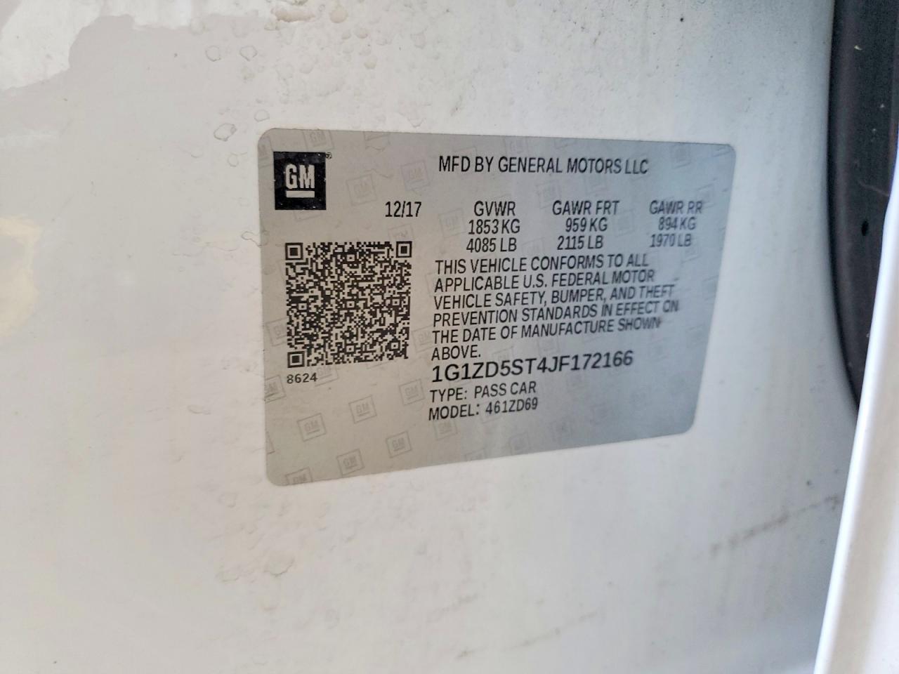 2018 CHEVROLET MALIBU LT photo 23