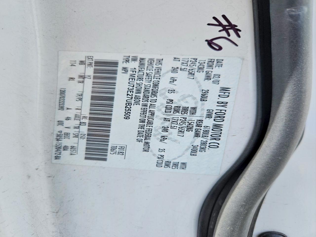 2007 FORD EXPLORER XLT photo 13
