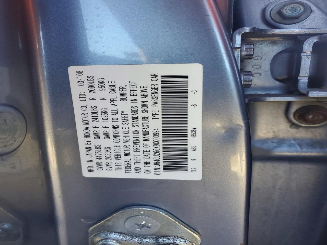 2009 ACURA TSX photo 12