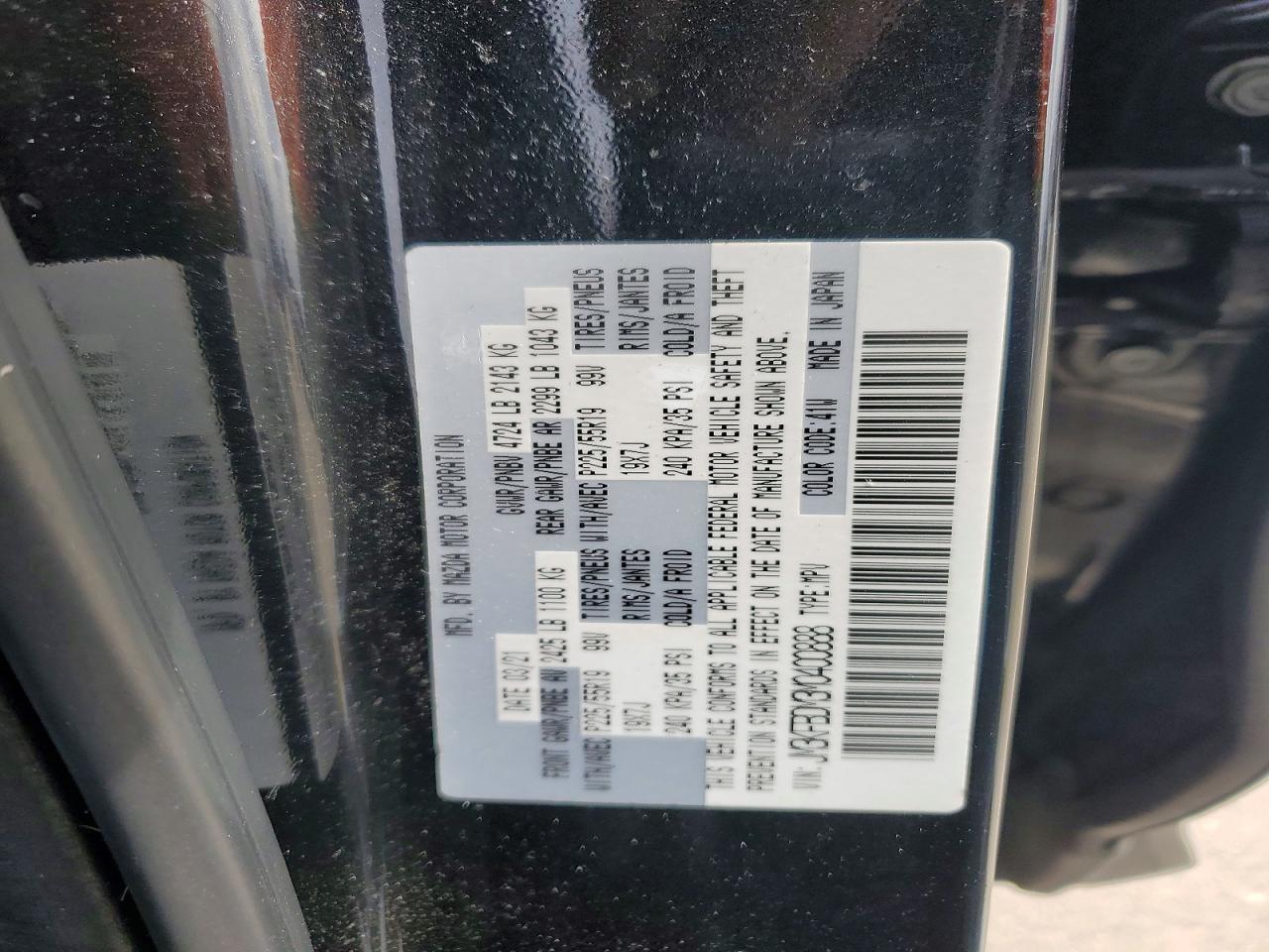 2021 MAZDA CX-5 GRAND TOURING photo 25