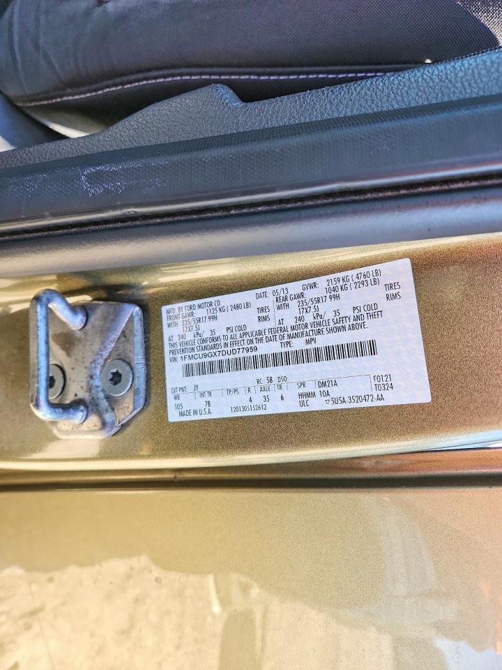 2013 FORD ESCAPE SE photo 13
