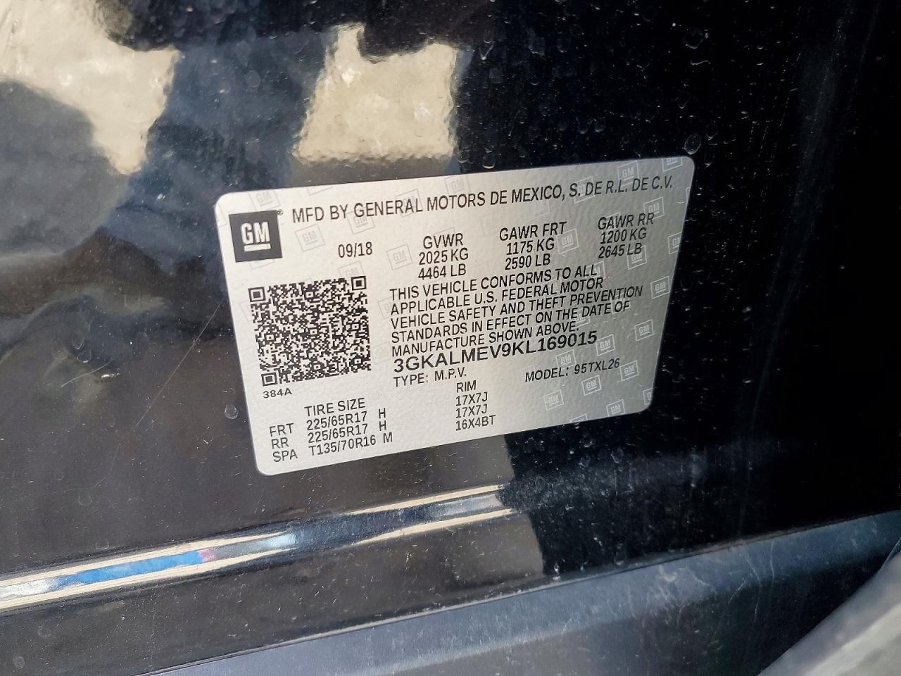 2019 GMC TERRAIN SLE photo 34