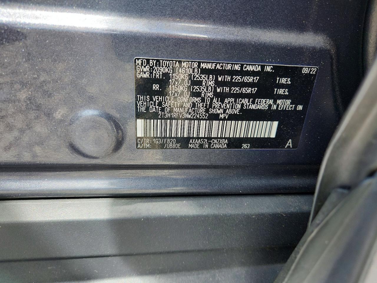 2022 TOYOTA RAV4 photo 23